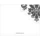 Grey Damask Scroll Foldover Note Cards Image 1 of 3